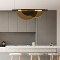 Acrylic Sheet Black Metal Dining Pendant Light